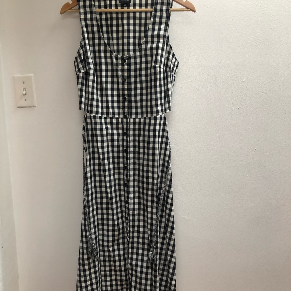 Gingham summer dress